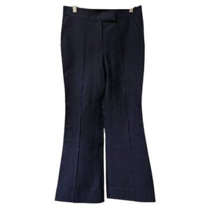 AWSS Navy Blue Ribbed Flare Pants